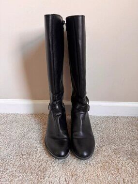 Bandolino tall black boots 9.5